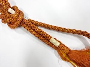 未使用品　正絹　手組帯締め